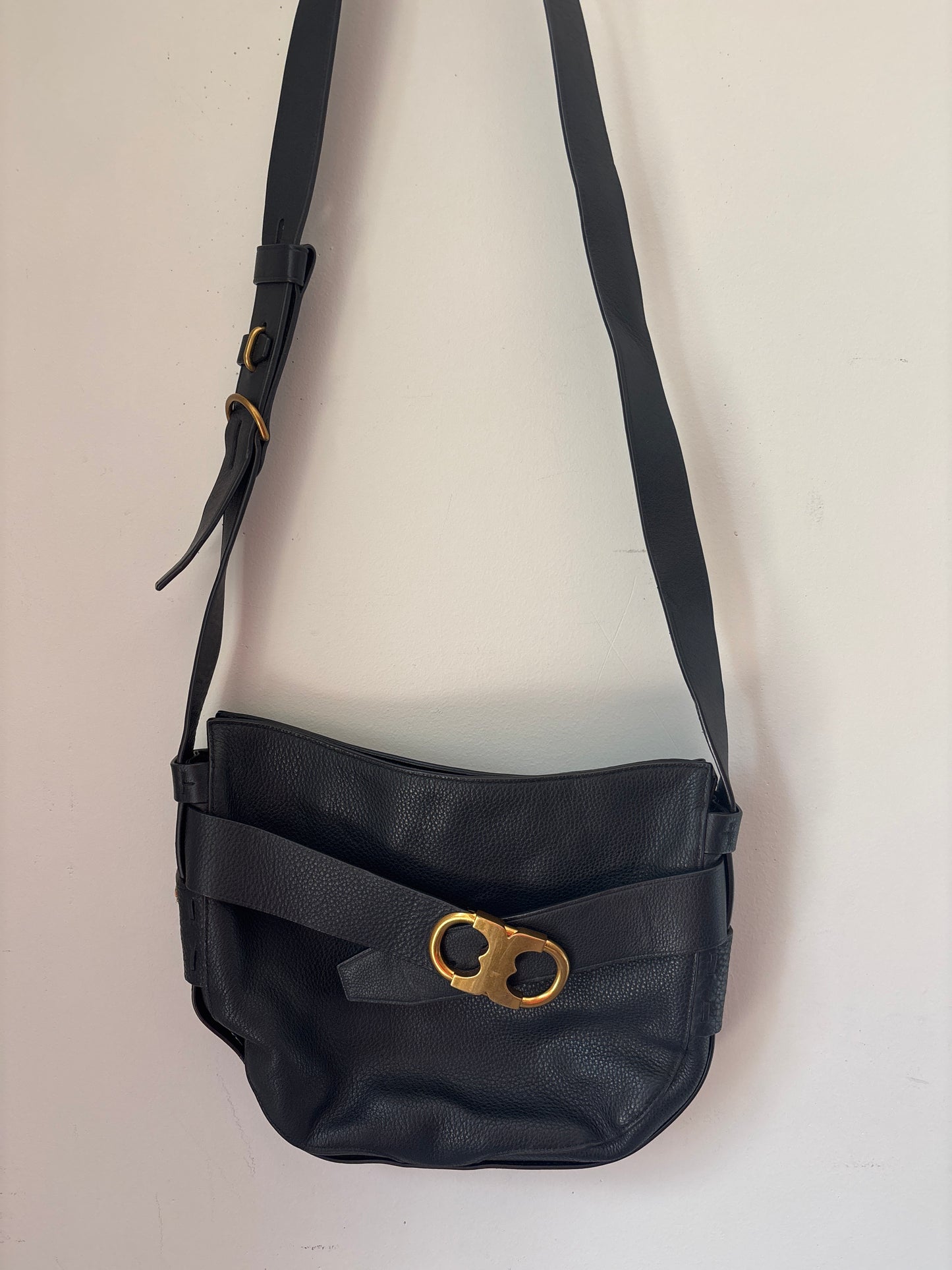 Tory Burch Leather Gemini Link Crossbody Bag