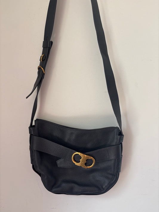 Tory Burch Leather Gemini Link Crossbody Bag