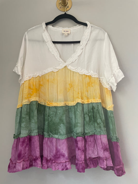 S (oversized) BiBi Tiered Blouse