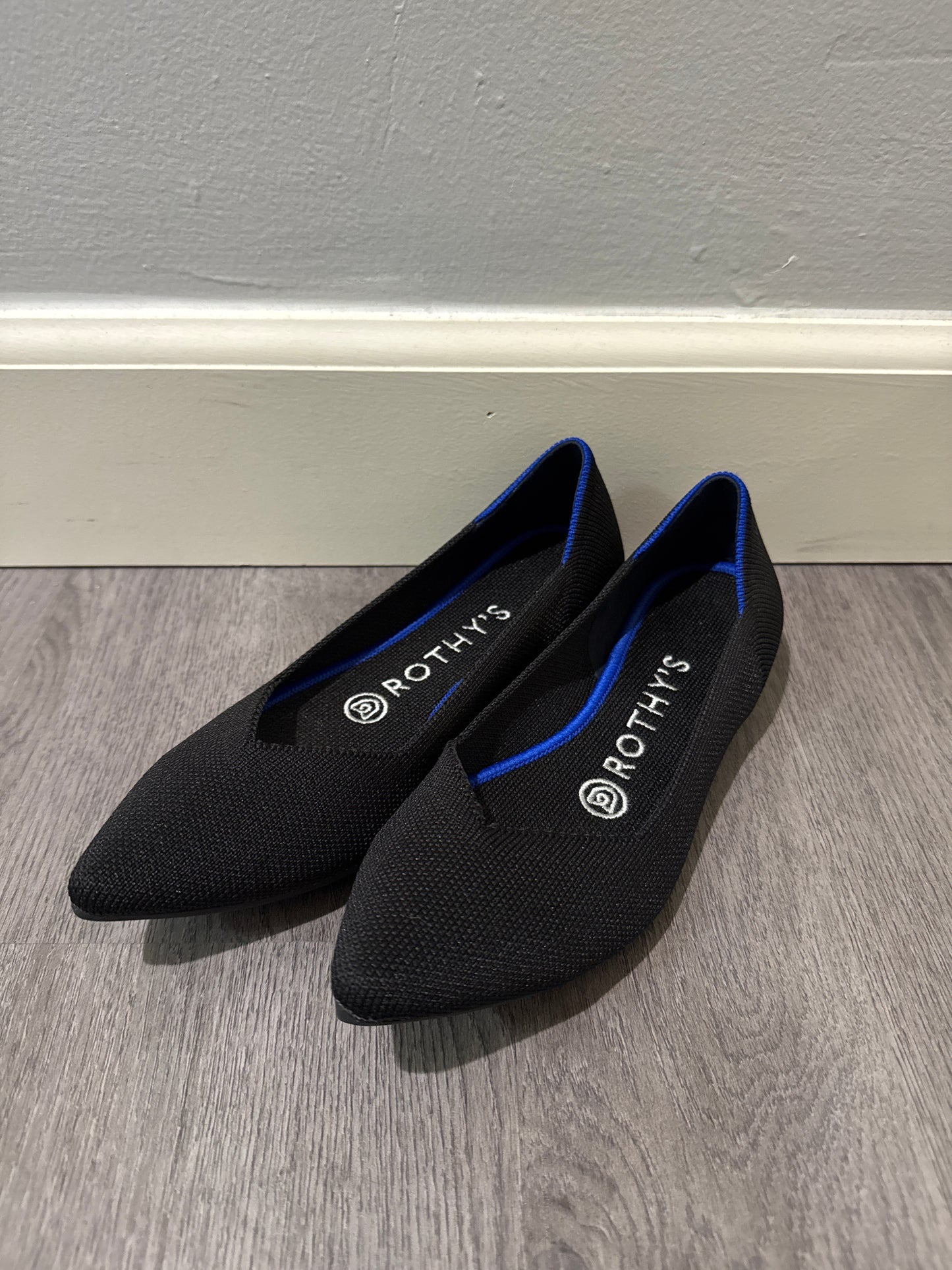 6 Rothy’s Black Flats