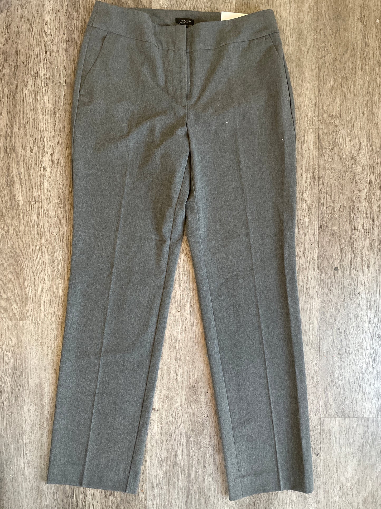 6 NWT Ann Taylor Modern Slim Leg Gray Slack