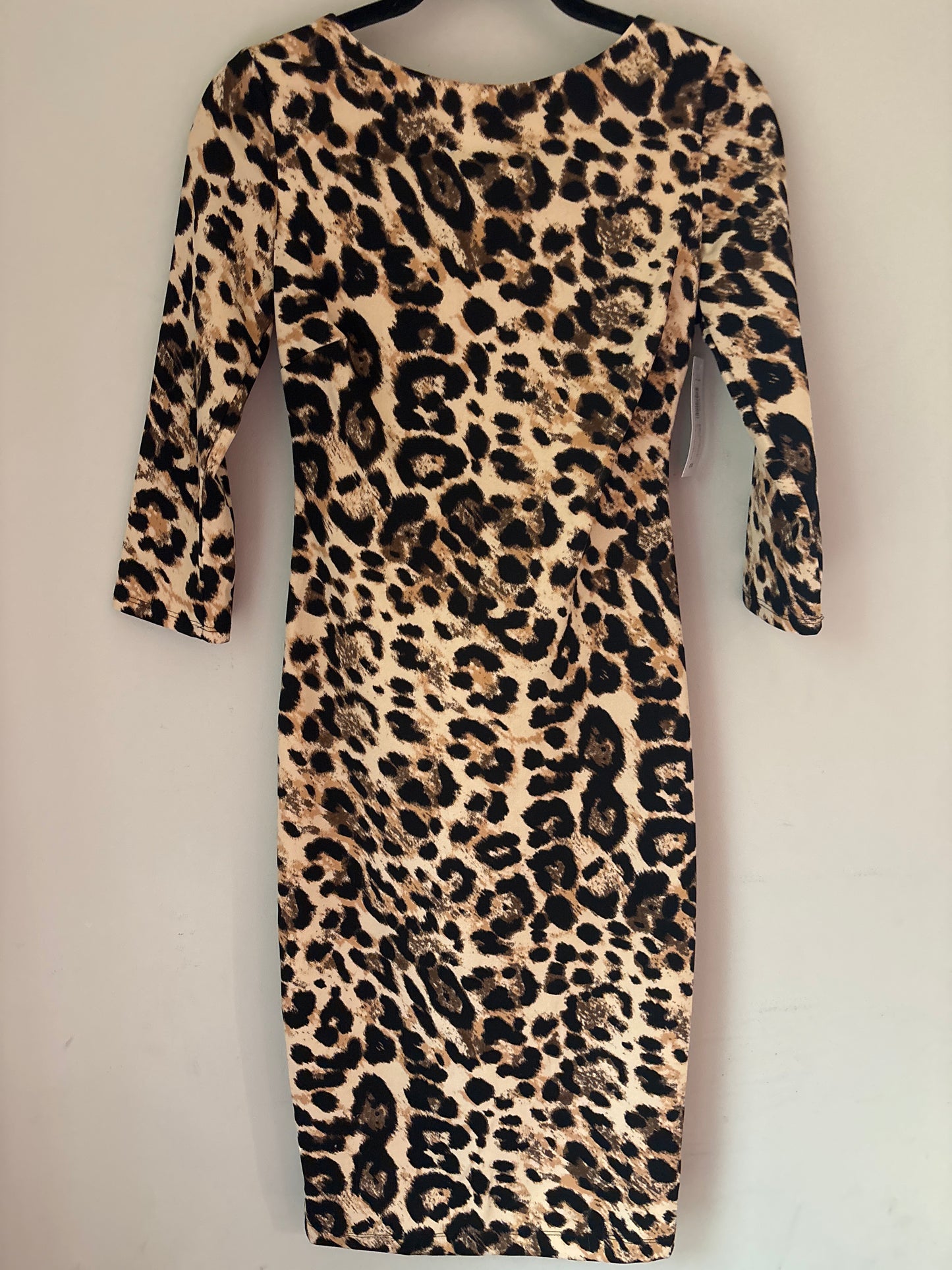 4 New Premier Amour Animal Print Midi Dress