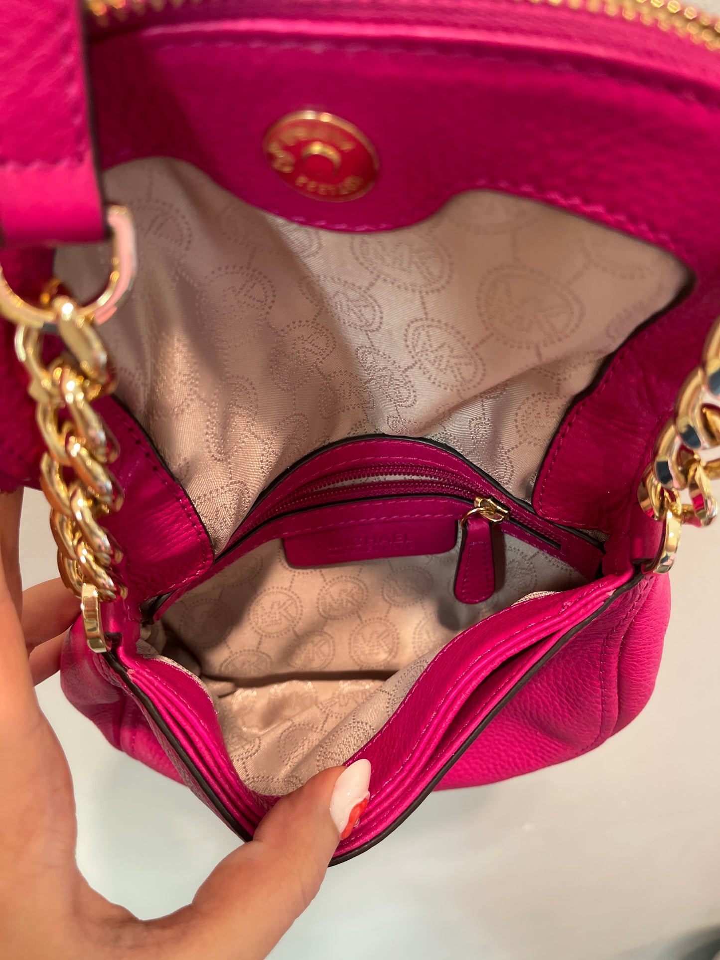 Michael Kors Bedford Flap Crossbody - Pink