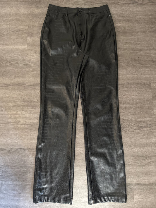 8 Missguided Faux Leather Printed Pants