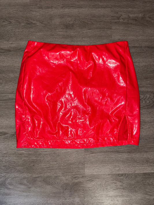 XXL Just Quella Red Mini Skirt