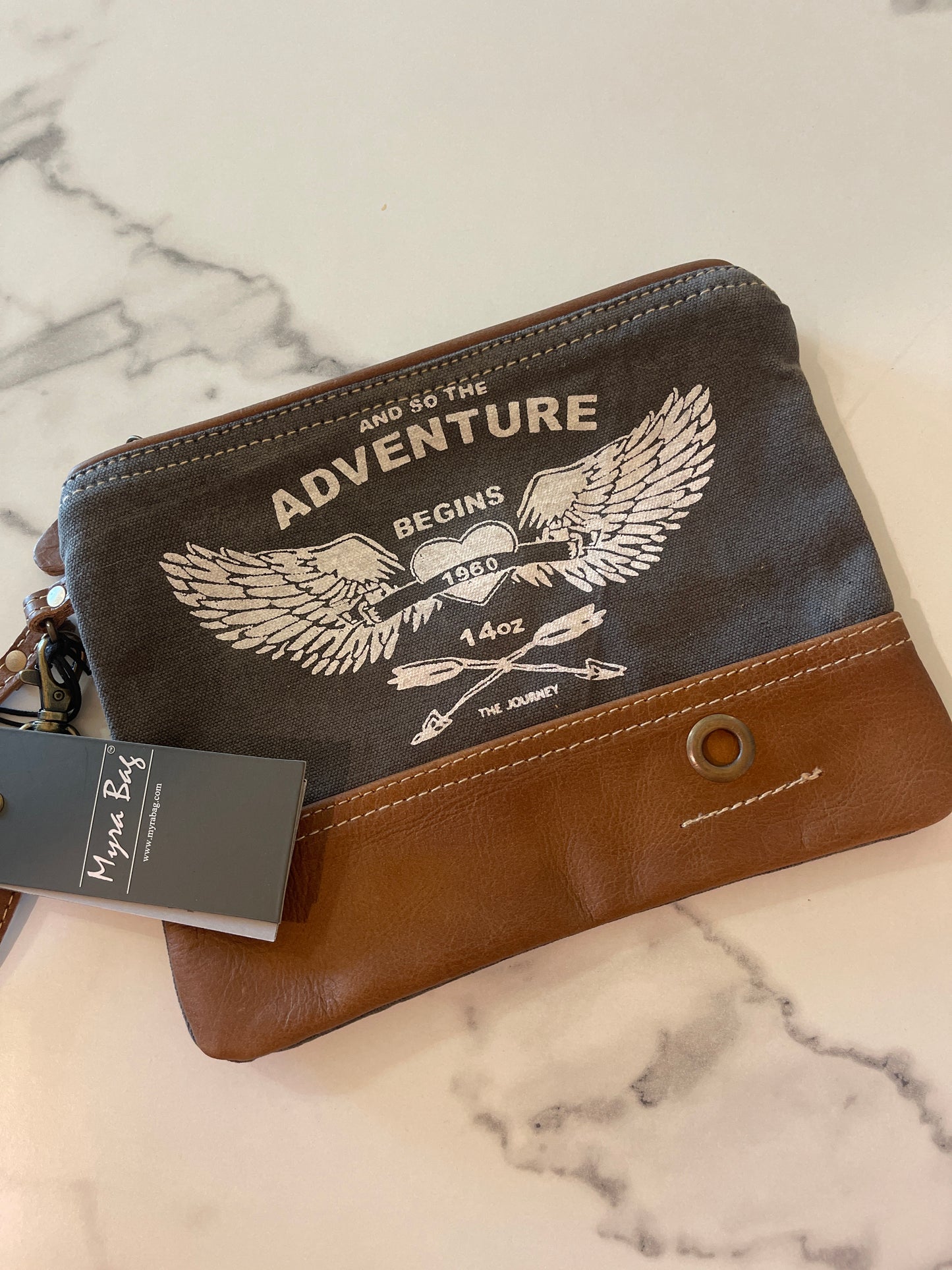 NWT Myra Bag Adventure Print Mini Pouch