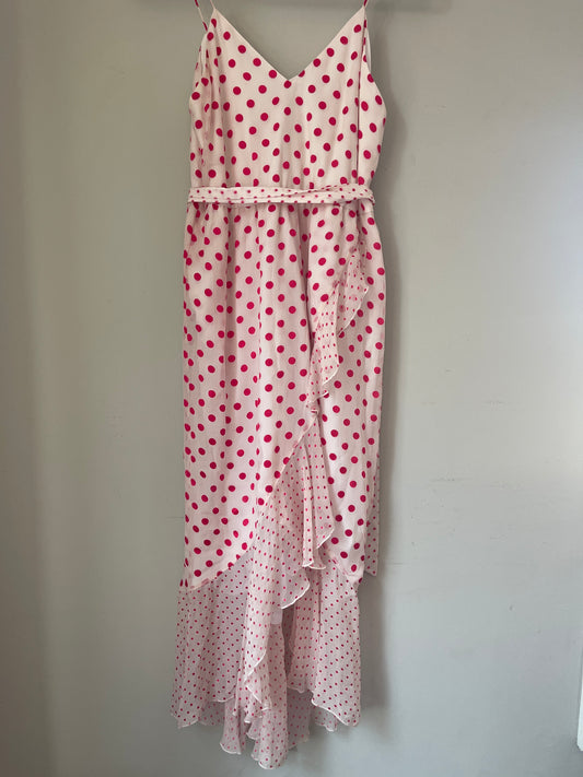 4 Alice + Olivia Pink Polka Dot Dress