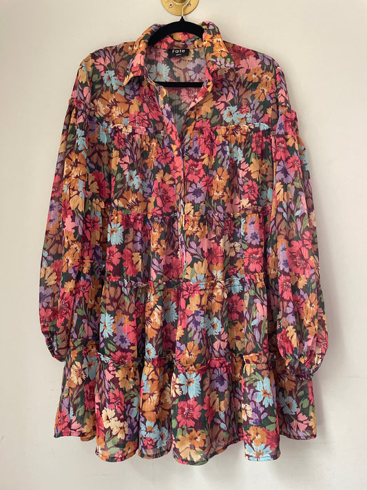 S FATE Floral Sheer Tunic / Dress