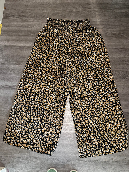 XXXL Oddy Wide Leopard Trousers