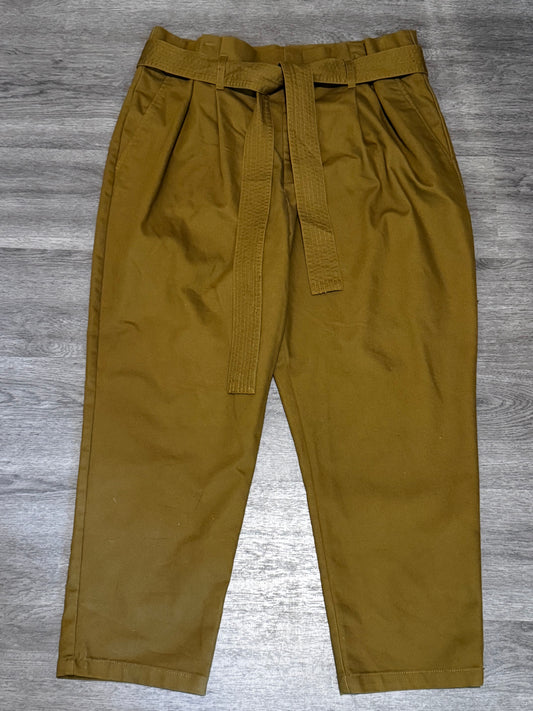 18 A NEW DAY Woven Paperbag Tie Waist Pants