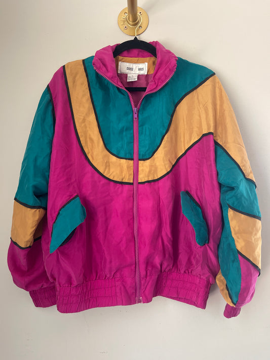 S Vintage Louise Paris Colorblock Jacket