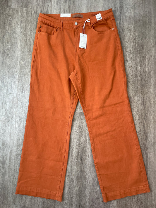 18W NWT Judy Blue Auburn Orange Jean
