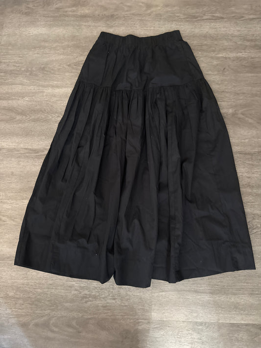 XS Abercrombie Black Mid Rise Maxi Skirt