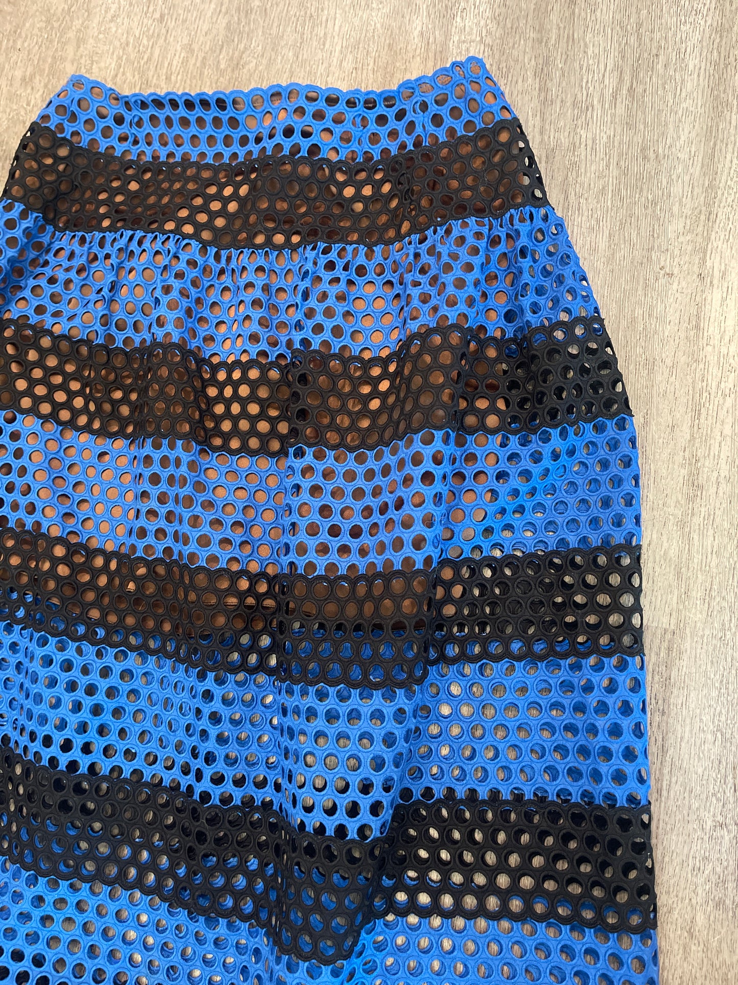 2 Marc Jacobs Blue Black Stripe Skirt