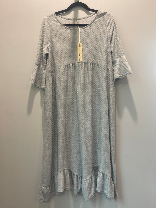 S/M NWT Uncle Frank Gray Dotted Dress