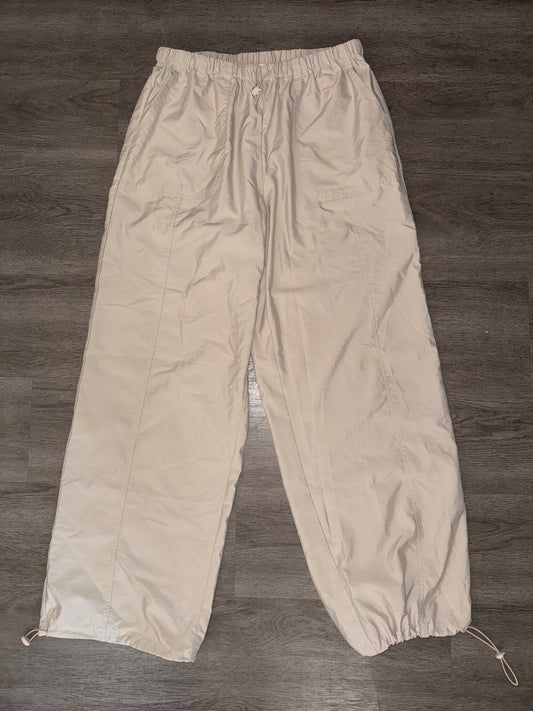 L Le Lis Tan Parachute Pants