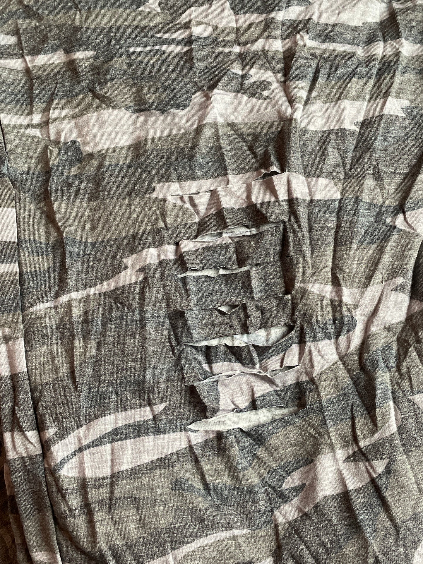 1X NEW Camo Distressed Set