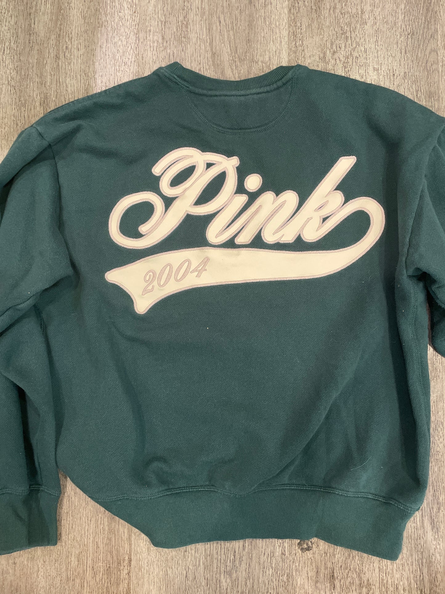 S PINK by Victorias Secret Green Sweatshirt / Yoga Pant Set