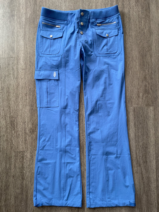 M Free People Movement Blue Cascade Flare Trouser