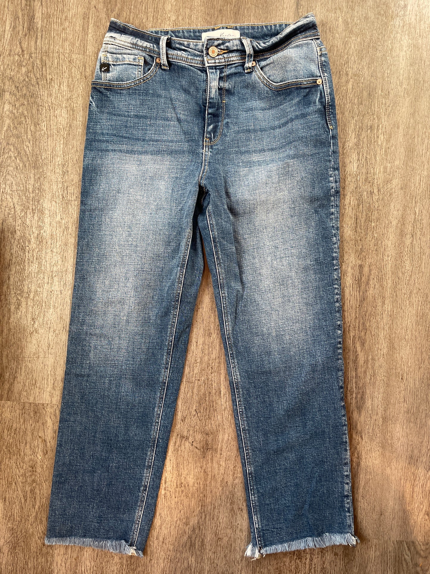 7/27 Kancan Mid Wash Straight Jean