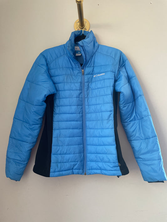 S Columbia Blue Powder Pillow Coat