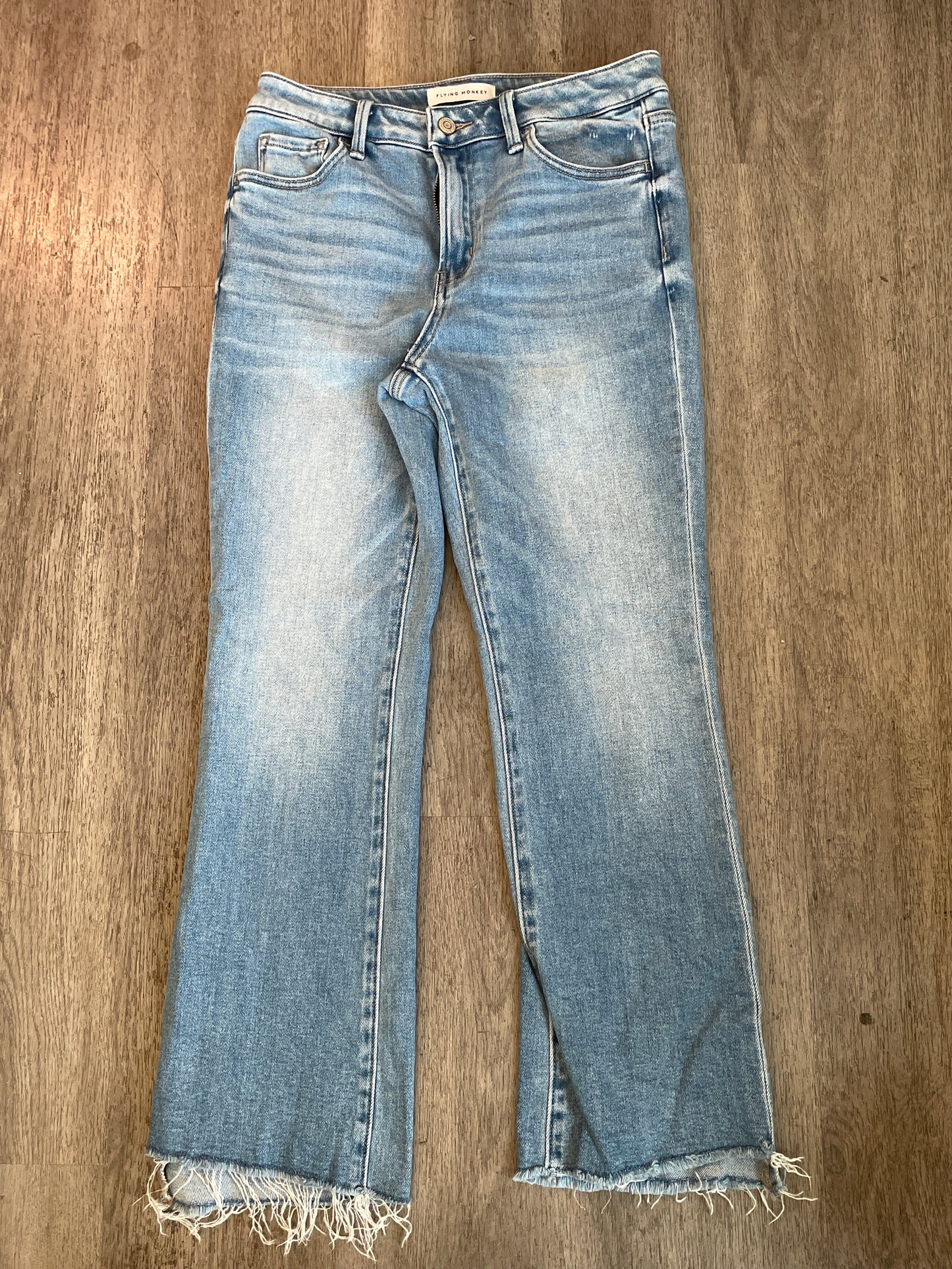 28 Flying Monkey Light Wash Fray Hem