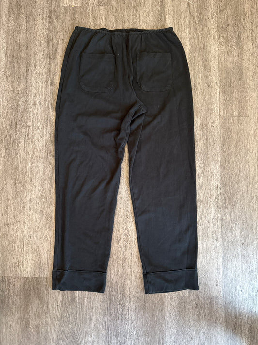 S Iridium Black Front Pocket Joggers