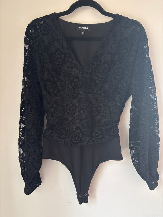 S Express Lace Bodysuit