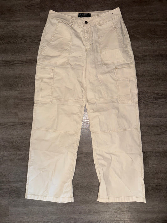 11 Hollister Tan Wide Leg Cargo Pants