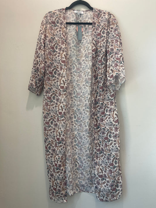 XS/S NWT Baileys Blossoms Neutral Floral Kimono