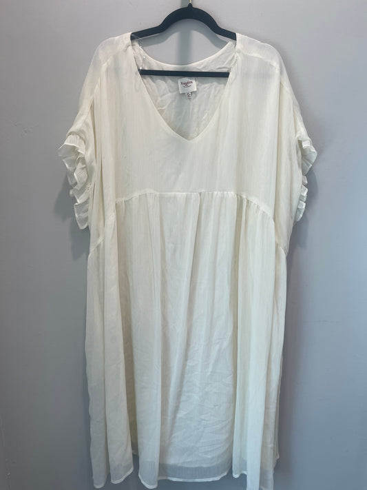 3XL Hayden Ivory Babydoll Dress