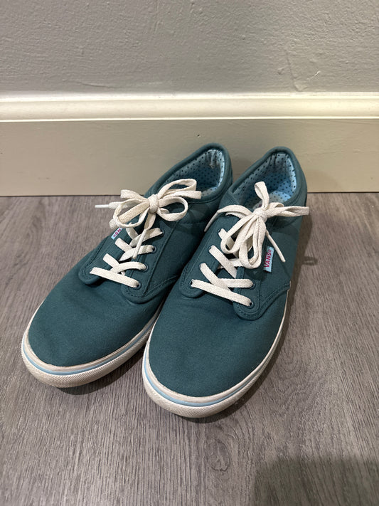 8 Vans Green Canvas Shoes