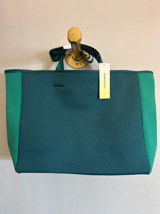 NWT Summer Salt Green Tote Bag