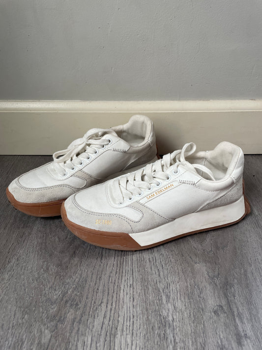 7.5 Sam Edelman White Sneaker