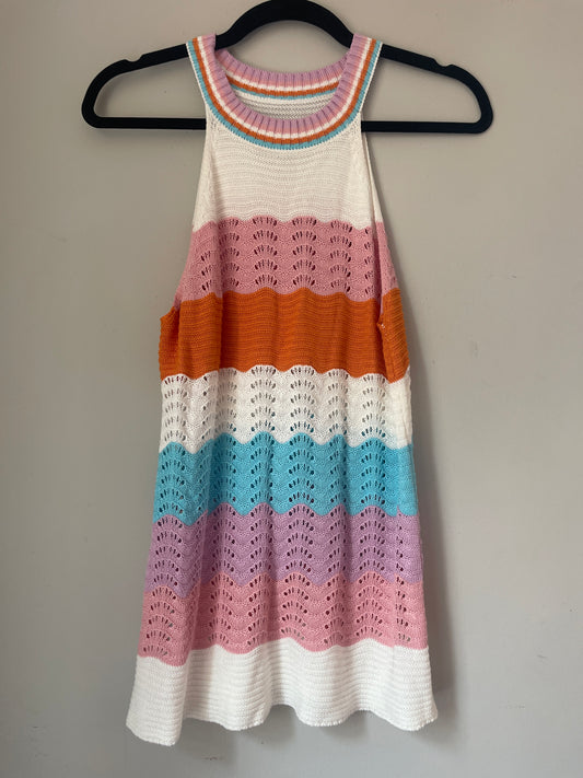 S Stripe Crochet Tank