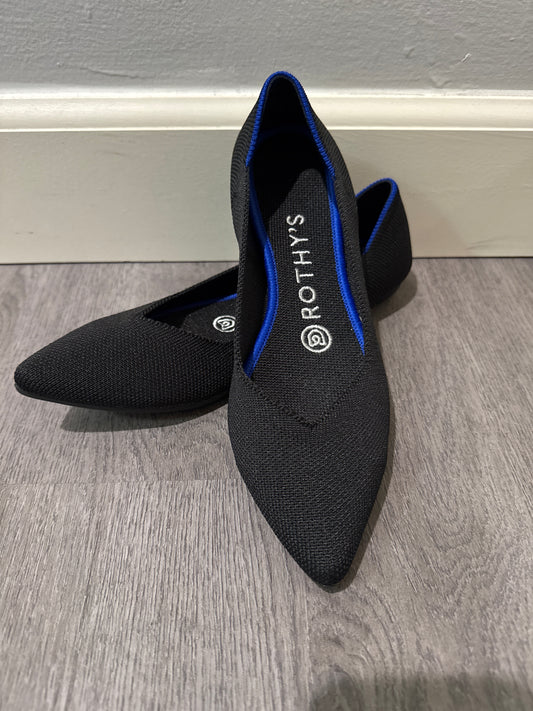 6 Rothy’s Black Flats