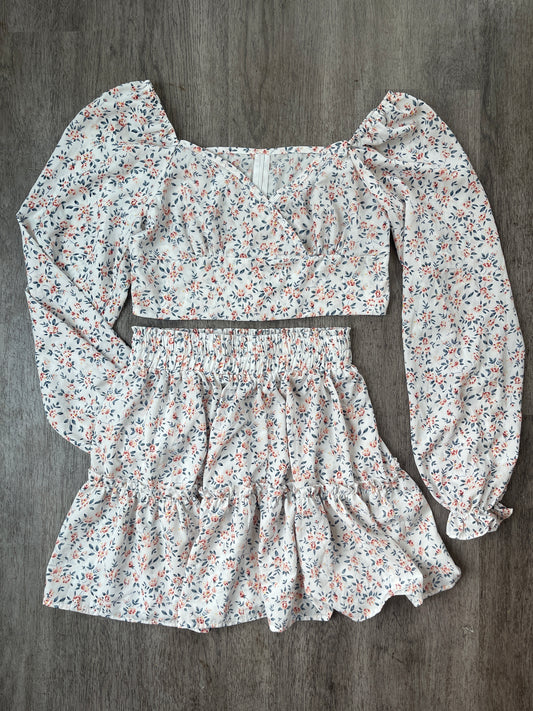 M SHEIN Floral Set