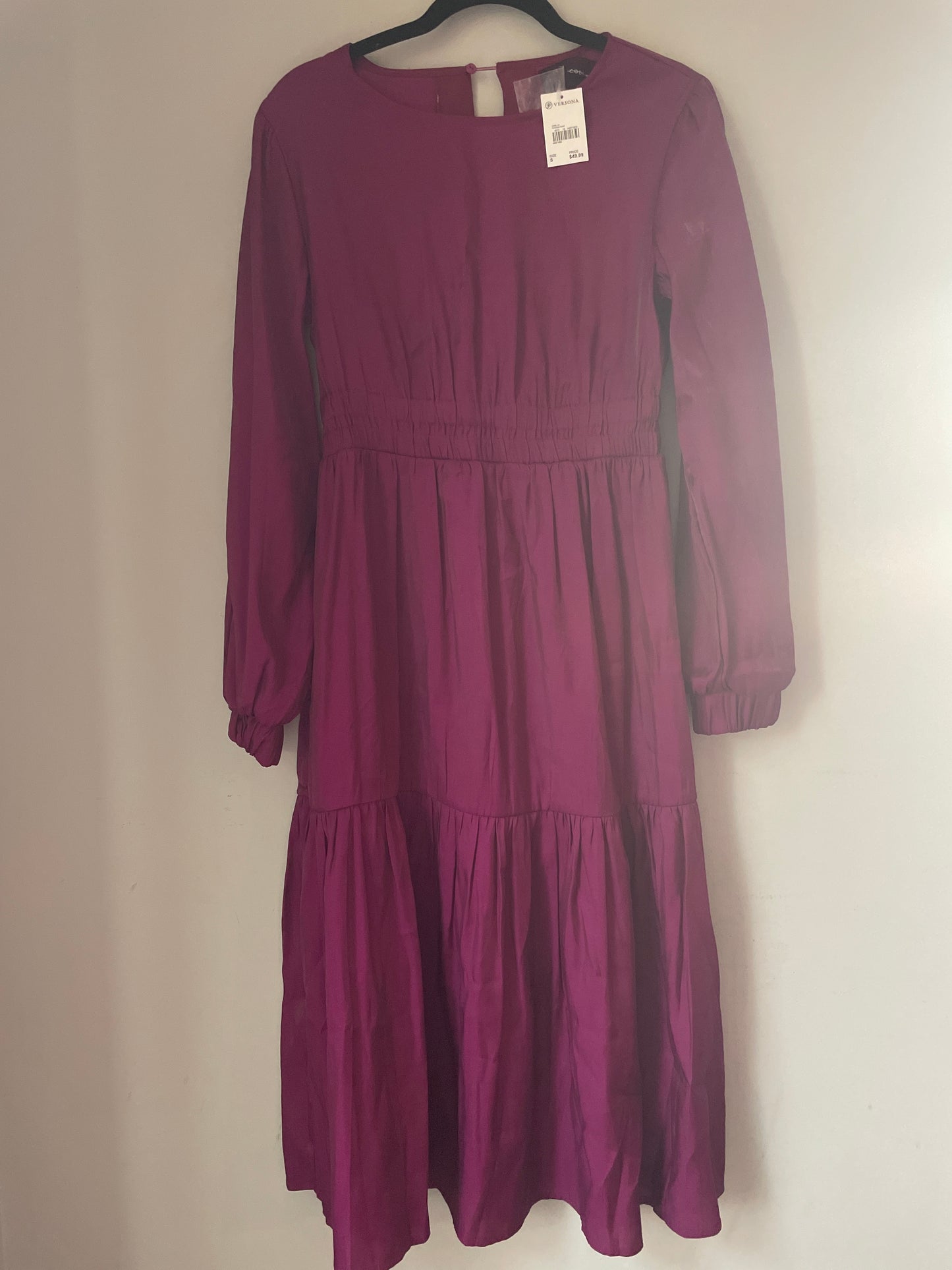 S NWT CODE MODE Versona Raspberry Dress