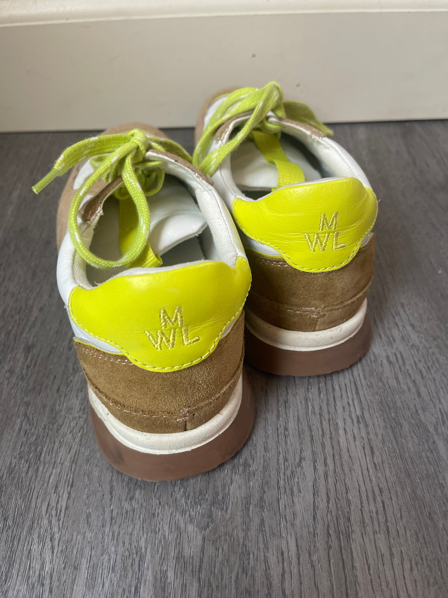 6 Madewell Sidewalk in Neon Trainer