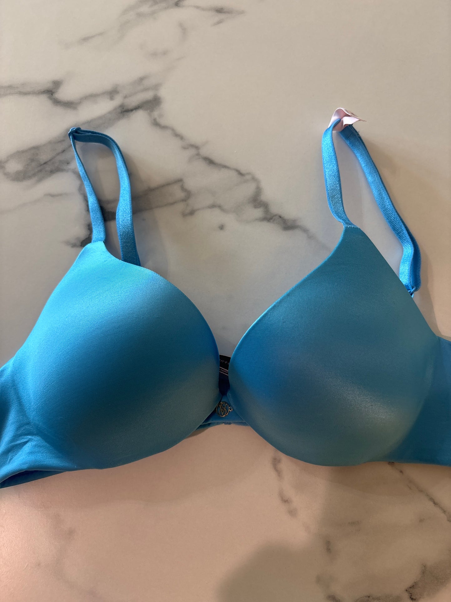 34A New Victoria's Secret Capri Blue Very Sexy So Obsessed Add 1 1/2 Push Up Bra