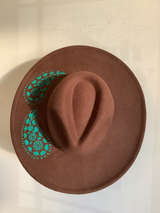 Brown Adjustable Fashion Fedora Hat
