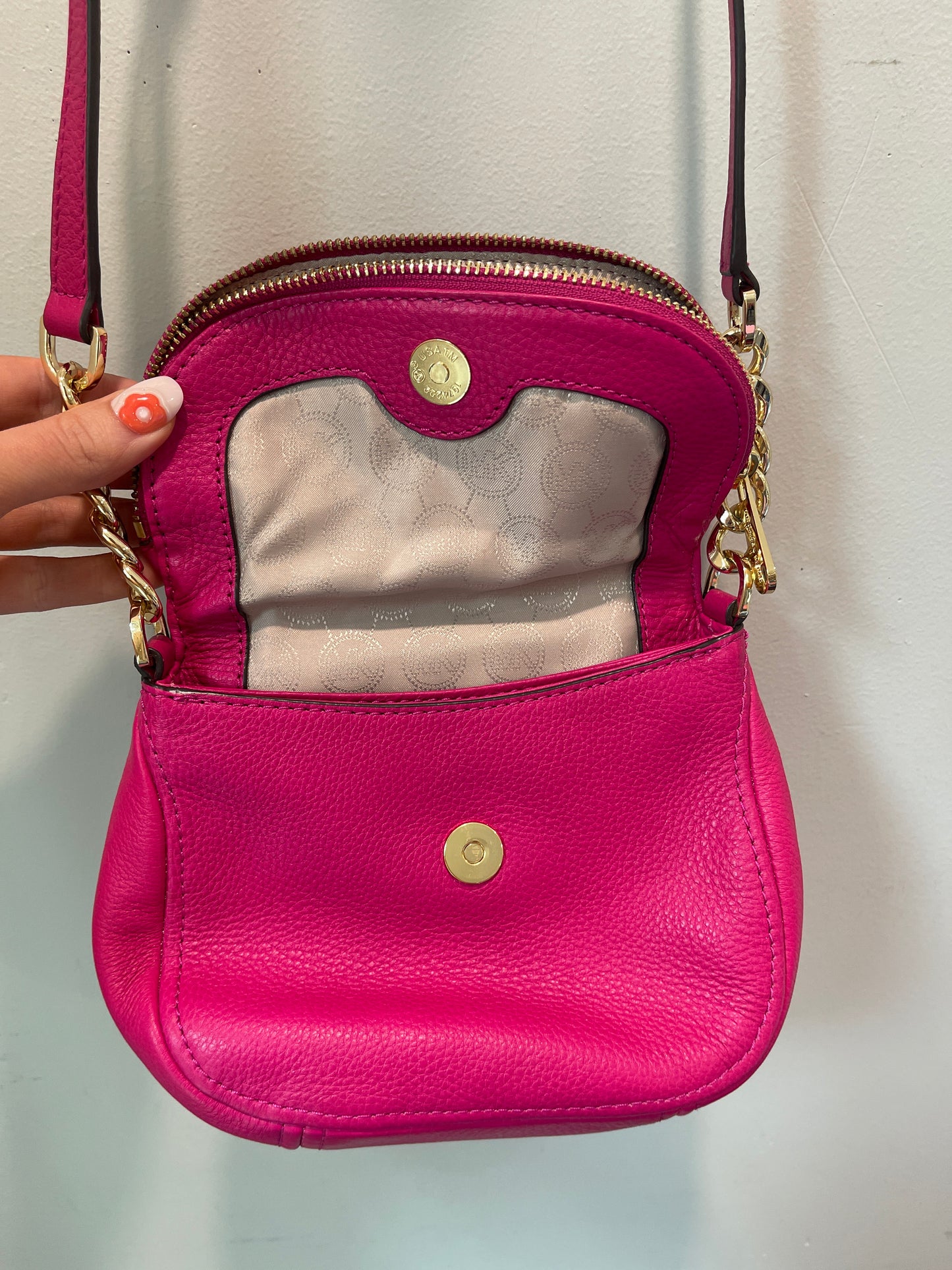 Michael Kors Bedford Flap Crossbody - Pink