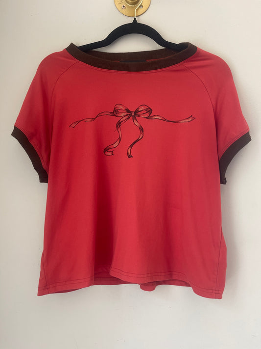 3XL Cider Bow Graphic Crop