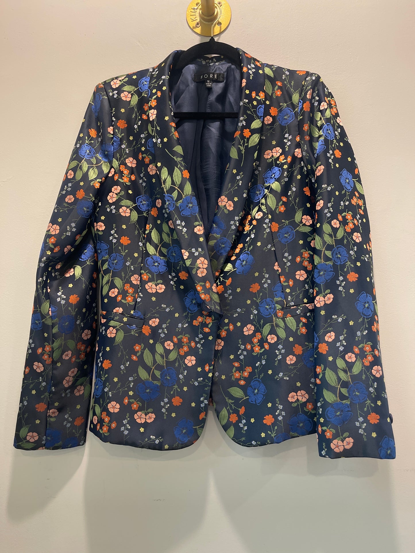 M FORE Floral Blazer
