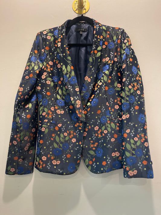 M FORE Floral Blazer