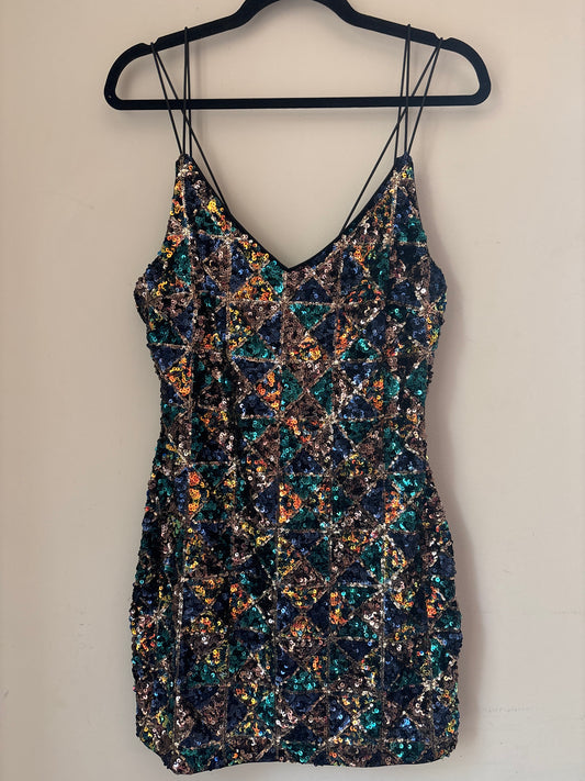 M Lulus Sequin Mini Dress