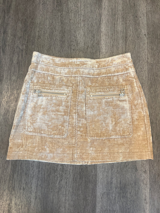6 Free People Dust to Dust Velvet Skirt