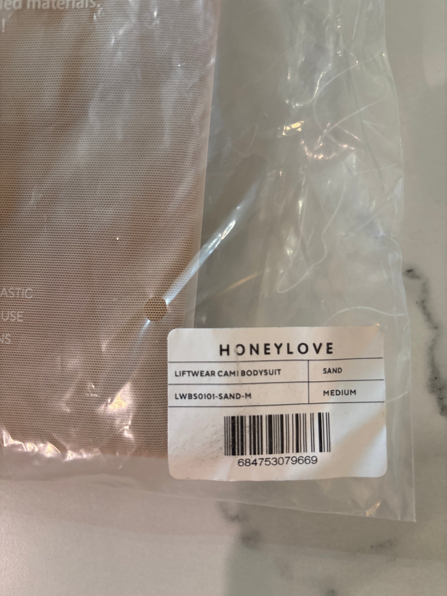 M New Honeylove Liftwear Cami Bodysuit