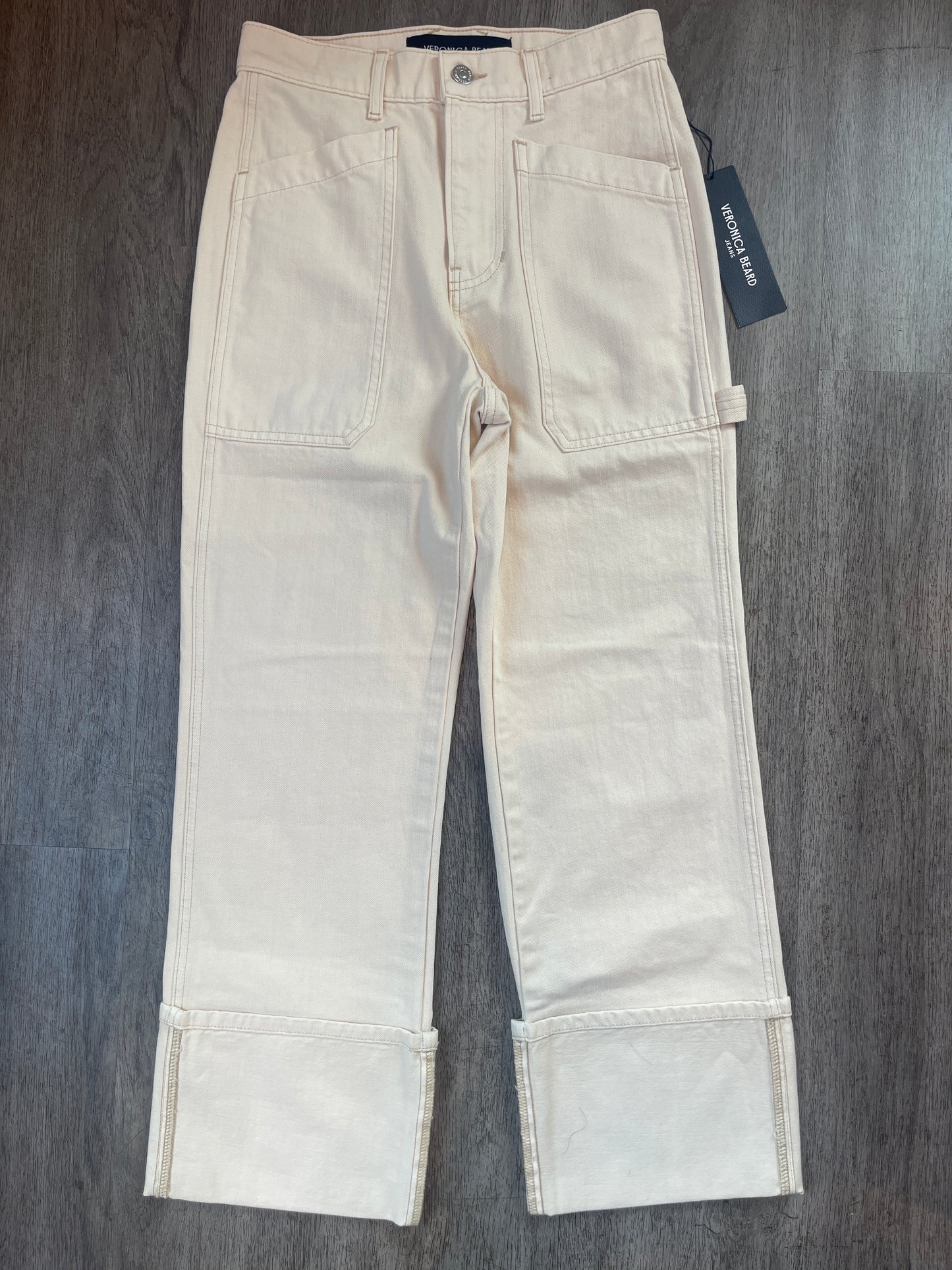 26 NWT Veronica Beard Dylan Full Length Straight High Rise