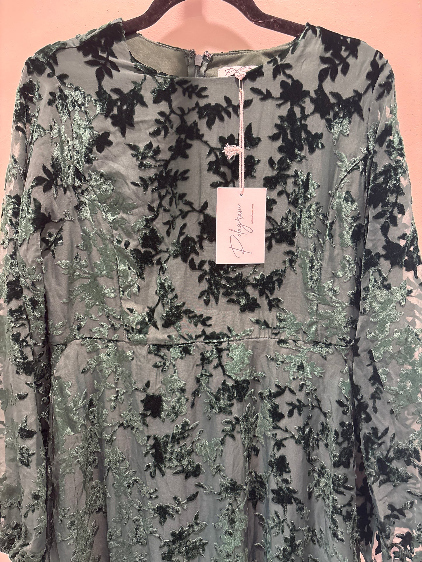 L New Polagram Emerald Green Dress